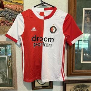 Feyenoord Adidas Jersey Home Football Soccer Kids Jersey 2020 - 2021 Size Medium